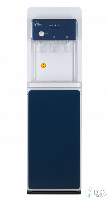 Кулер напольный с нижней загрузкой бутыли Ecotronic K43-LXE электронное охлаждение, бело-синий